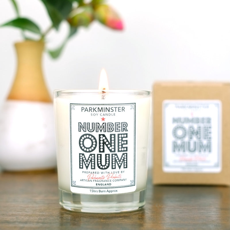 Number One Mum Candle