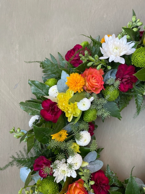 Wreath Ring Warm Hues