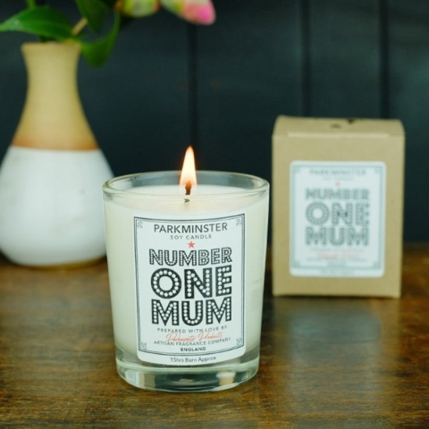 Number One Mum Candle