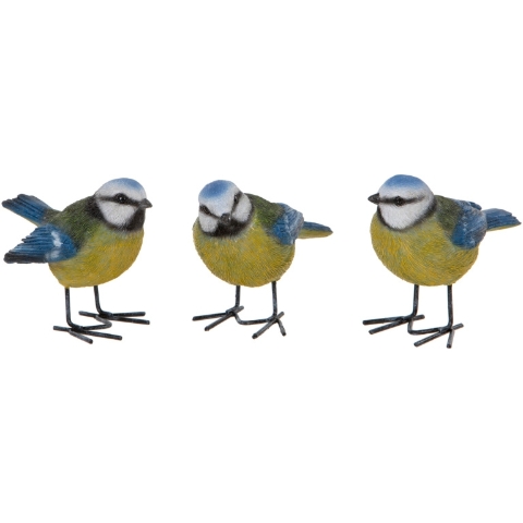 Blue Tits Set of 3